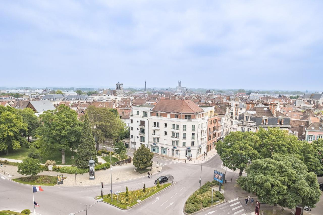 Apartmán Evasion Urbaine - Vue Panoramique - Proche Gare Troyes Exteriér fotografie